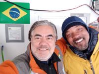 Will Smith visita laboratório brasileiro na Antártica; veja imagens