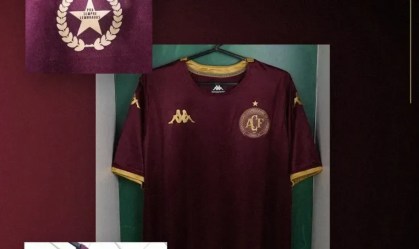 Novo terceiro uniforme da Chapecoense, em homenagem ao Torino