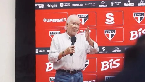 Harry Massis Júnior no CT da Barra Funda na véspera de Corinthians x São Paulo, pelo Paulistão 2026