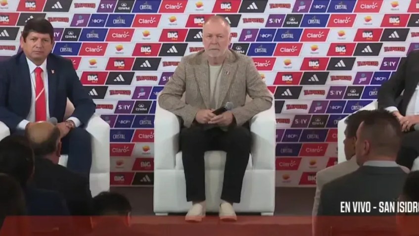 Mano Menezes foi apresentado como técnico do Peru • Reprodução/Bicolor+