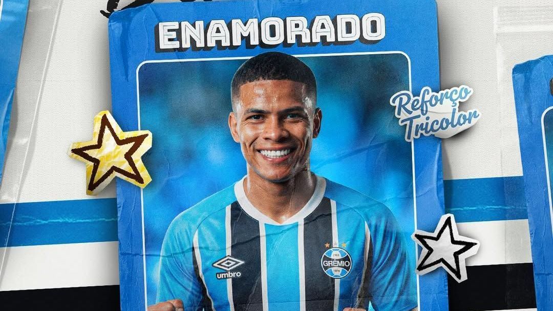 Enamorado, novo reforço do Grêmio