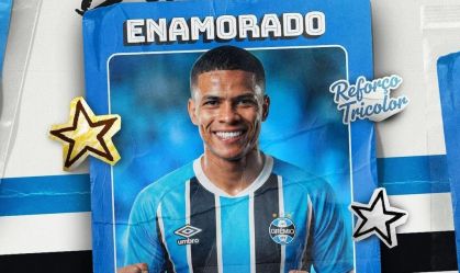 Grêmio oficializa contratação de atacante destaque do futebol colombiano
