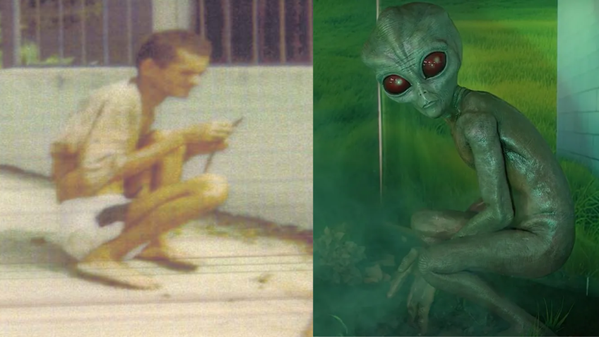 Segundo o inquérito, "mudinho" foi confundido com "ET de Varginha” por três meninas assustadas • Reprodução