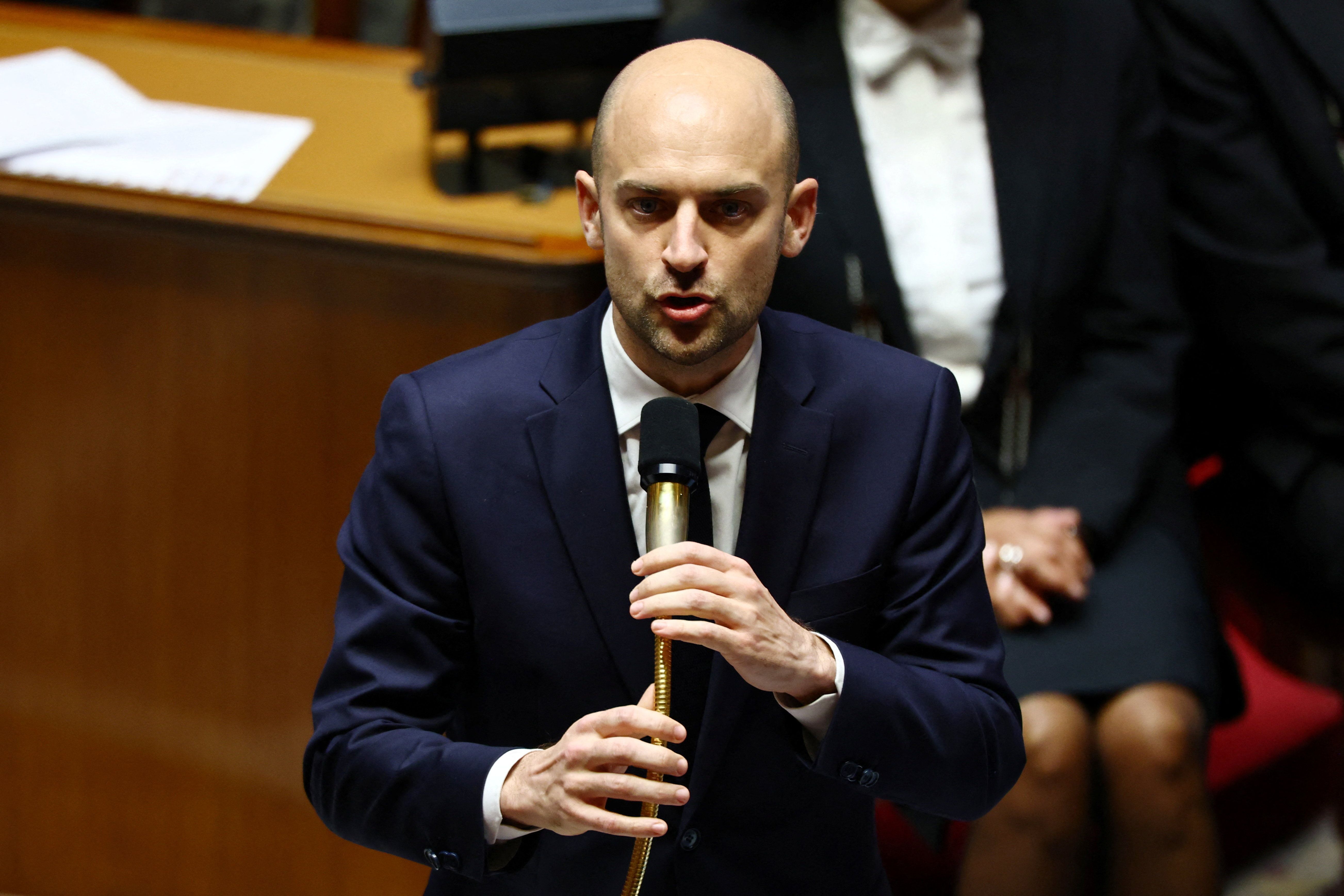 Ministro das Relações Exteriores da França, Jean-Noel Barrot, na Assembleia Nacional francesa em Paris em 20/01/2026