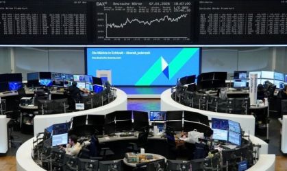 Bolsa de Frankfurt, na Alemanha, em 7 de janeiro de 2026.