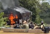 Garimpo ilegal: PF destrói equipamentos em território indígena Kayapó no PA