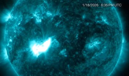 Nasa divulga vídeo de poderosa erupção solar que gerou alerta no mundo