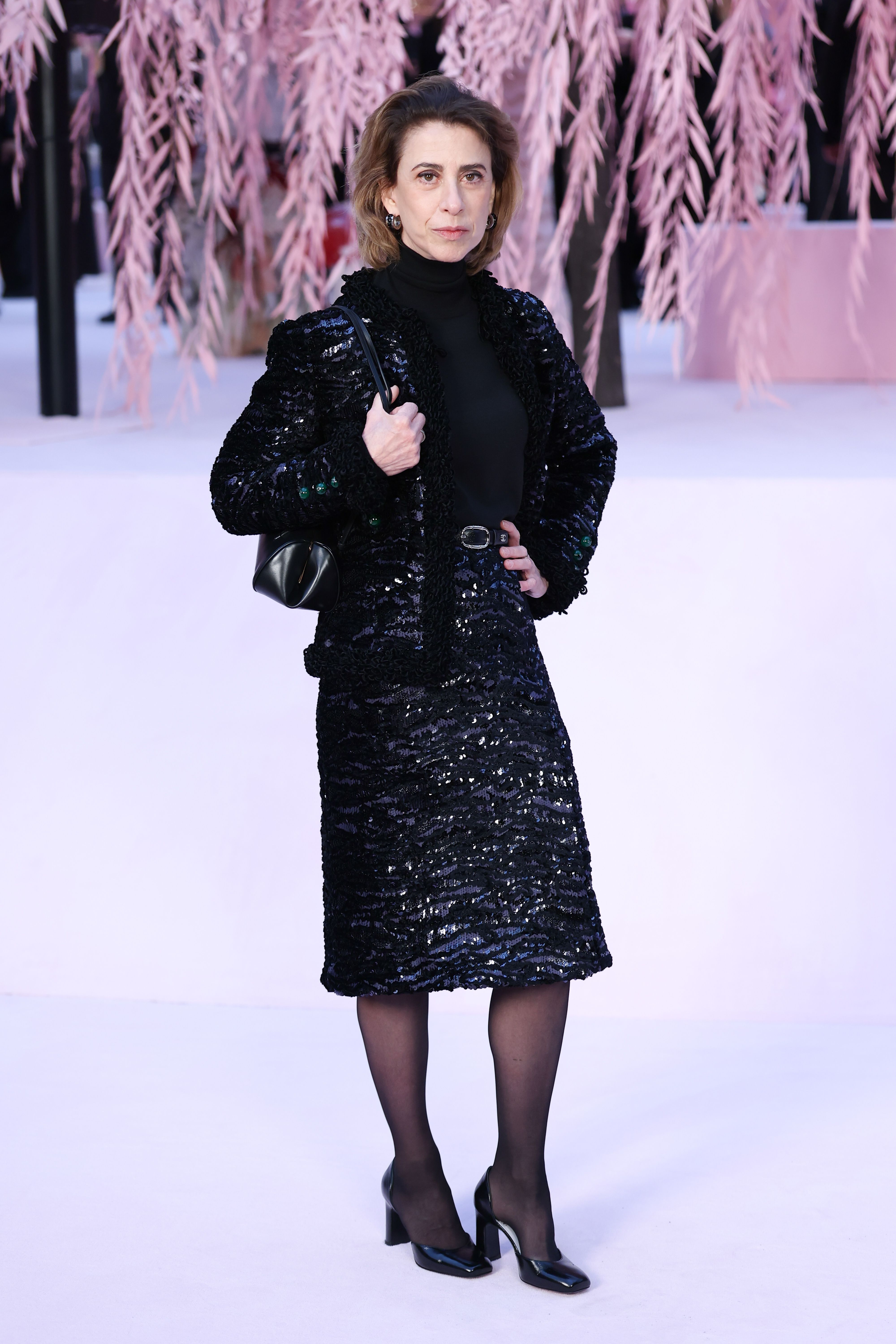 Fernanda Torres no desfile da Chanel, em Paris • Stephane Cardinale - Corbis/Corbis via Getty Images