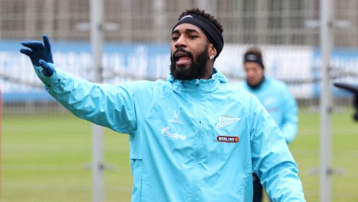 Gerson durante treino do Zenit