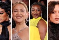 Batom marrom, pele glow, coques e mais: as belezas do Globo de Ouro