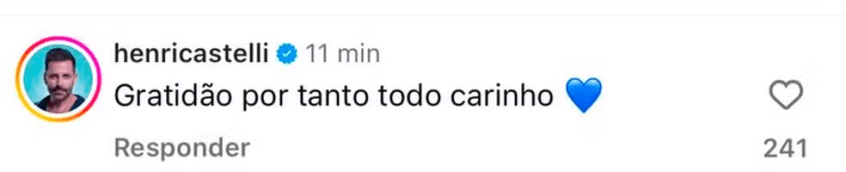 Henri Castelli se pronuncia após deixar o BBB 26 • Instagram/BBB