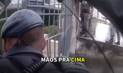 Vídeo: homem faz ex-sogra de refém e mulher é resgatada pela polícia em SP