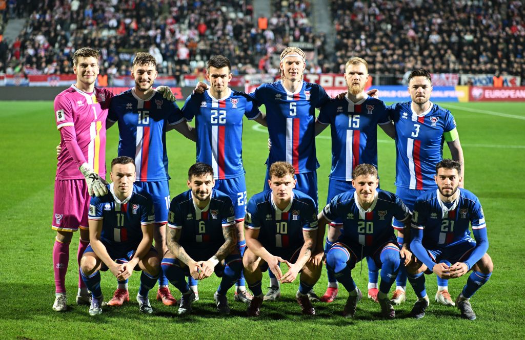 Seleção das Ilhas Faroé em ação pelas Eliminatórias da Europa