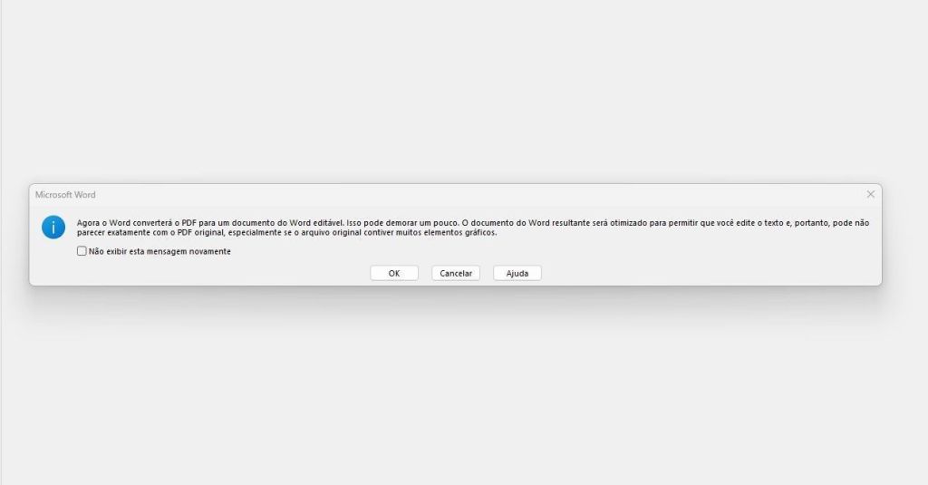 a-imagem-mostra-uma-mensagem-exibida-no-word-ao-converter-PDF-para-word