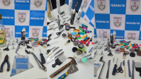 Carnaval no Rio: PM apreende 82 objetos perfurocortantes em dois dias
