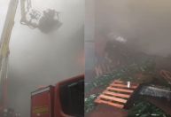 Incêndio atinge fábrica de vidros e já dura mais de 10 horas no Rio