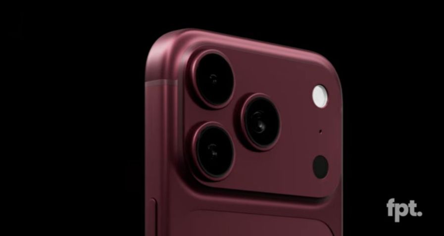 iPhone 18 Pro nas cores marrom e bordô • Reprodução/Front Page Tech