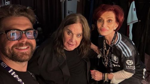 Jack, Ozzy e Sharon Osbourne