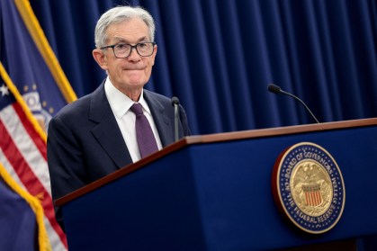 Chair do Federal Reserve, Jerome Powell, em coletiva de imprensa em Washington, nos EUA em 28 de janeiro de 2026
