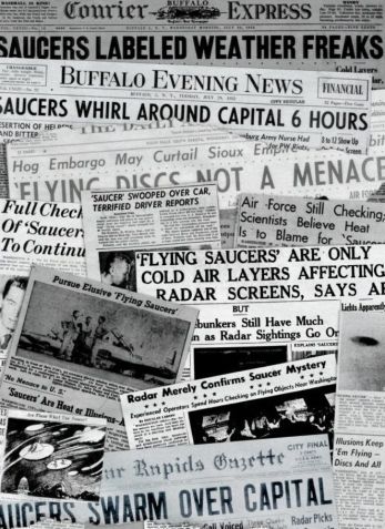 Jornais de 1952 manchetaram a caça pelos Ovnis • Arte CNN