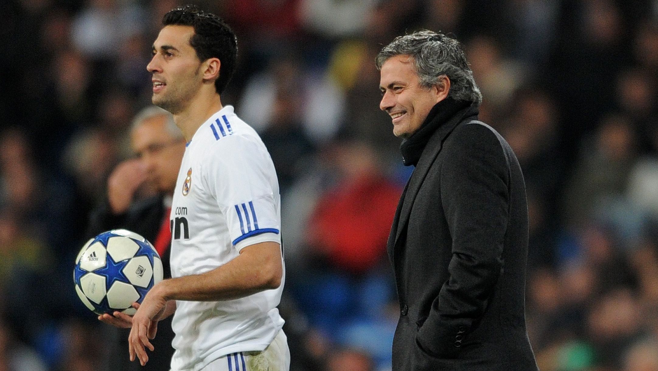 Arbeloa e Mourinho na época do Real Madrid