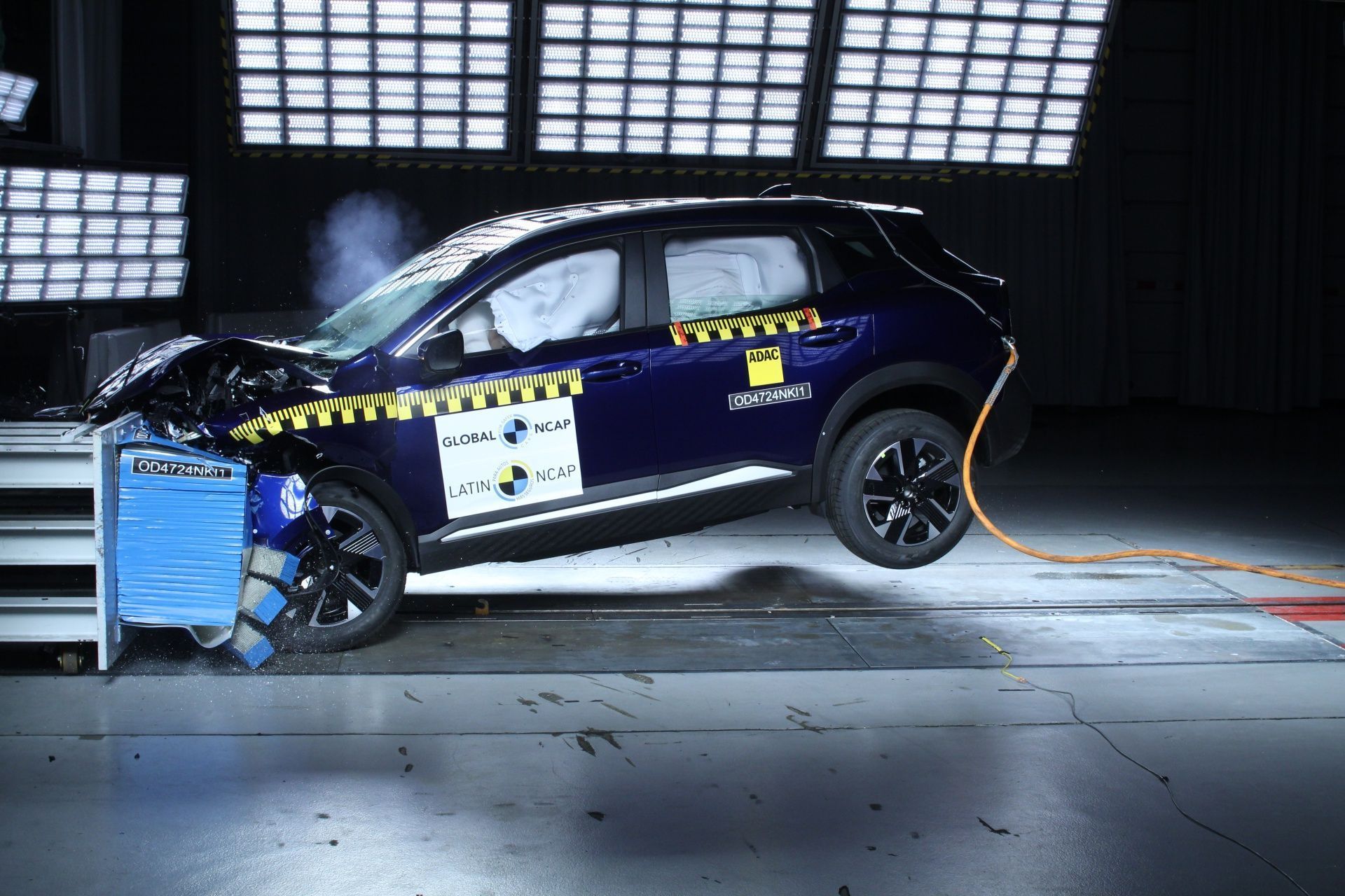 Nissan Kicks recebeu 5 estrelas pelo Latin NCAP • Latin NCAP/Divulgação