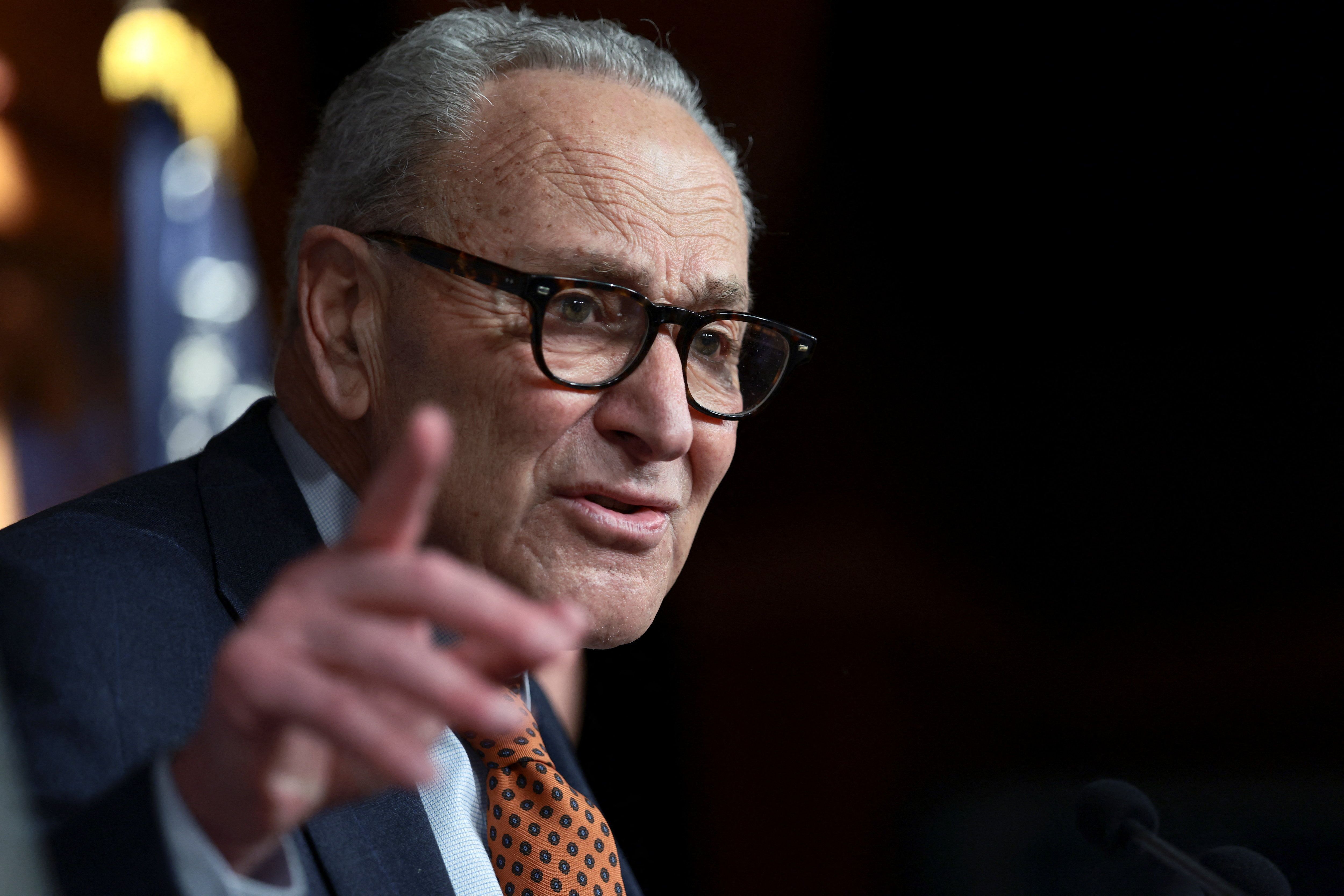 Líder democrata no Senado, Chuck Schumer