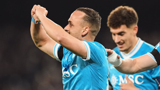 Lobotka foi autor do gol da vitória do Napoli sobre o Sassuolo