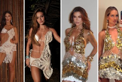 Famosas usam looks iguais no Réveillon 2026; veja