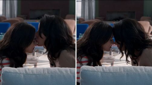 Lorena (Alanis Guillen) e Zenilda (Andreia Horta) em "Três Graças"
