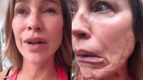 Luana Piovani se irritou ao ser fotografada em shopping
