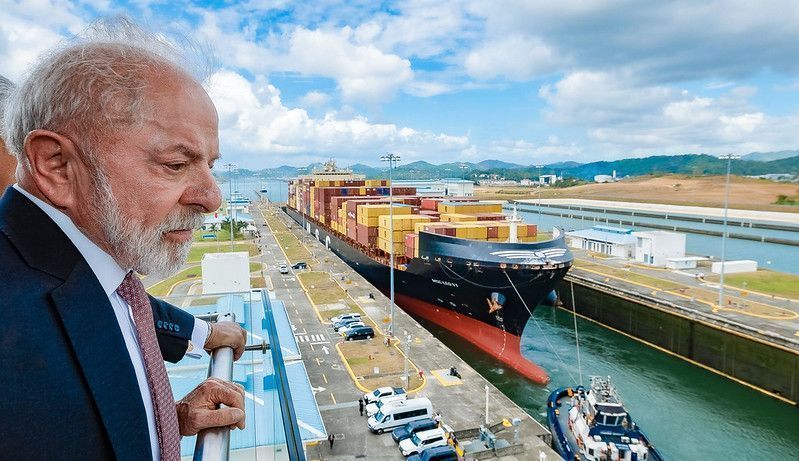 Presidente Luiz Inácio Lula da Silva visita o Canal do Panamá