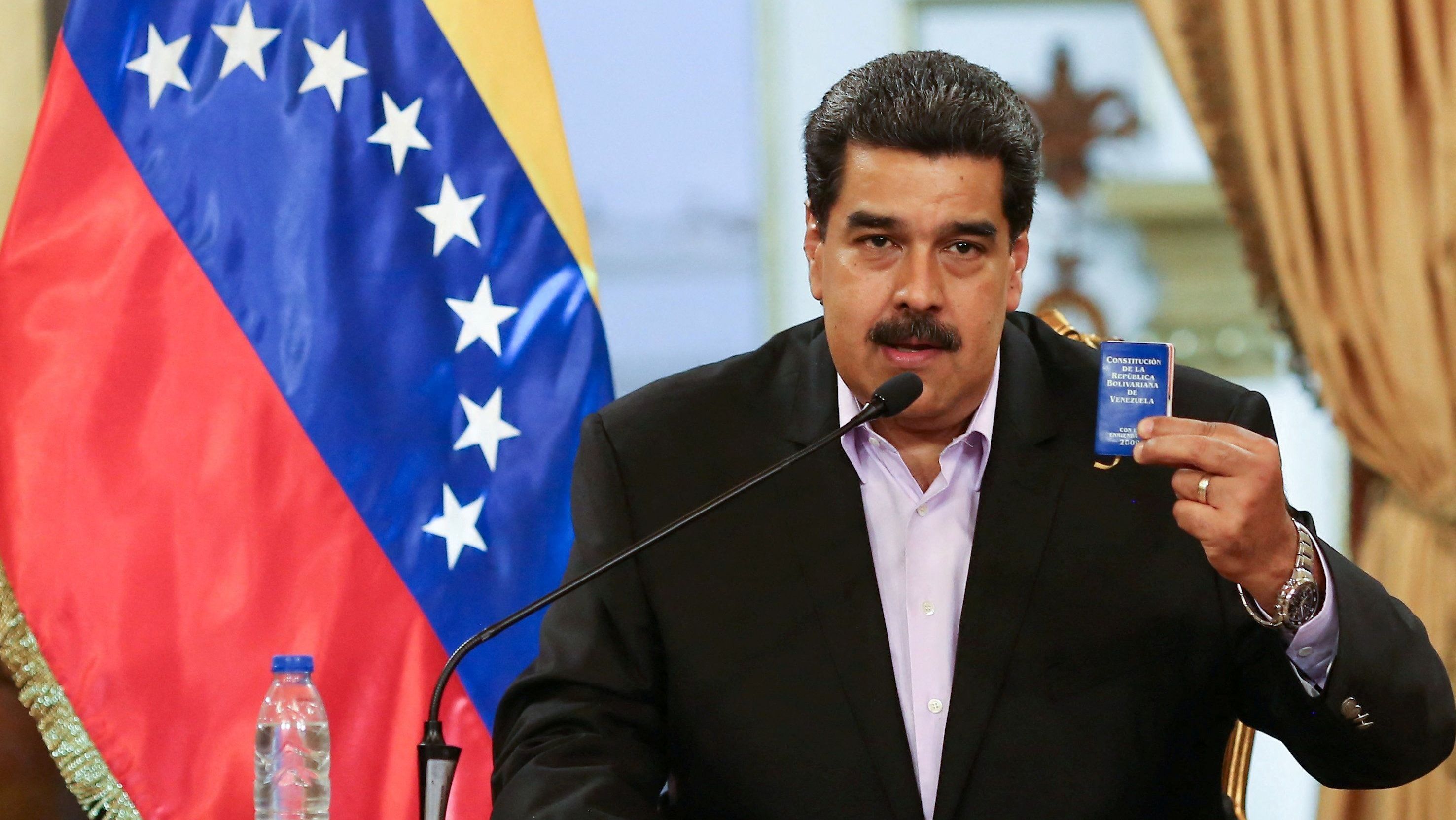 Nicolás Maduro em Caracas