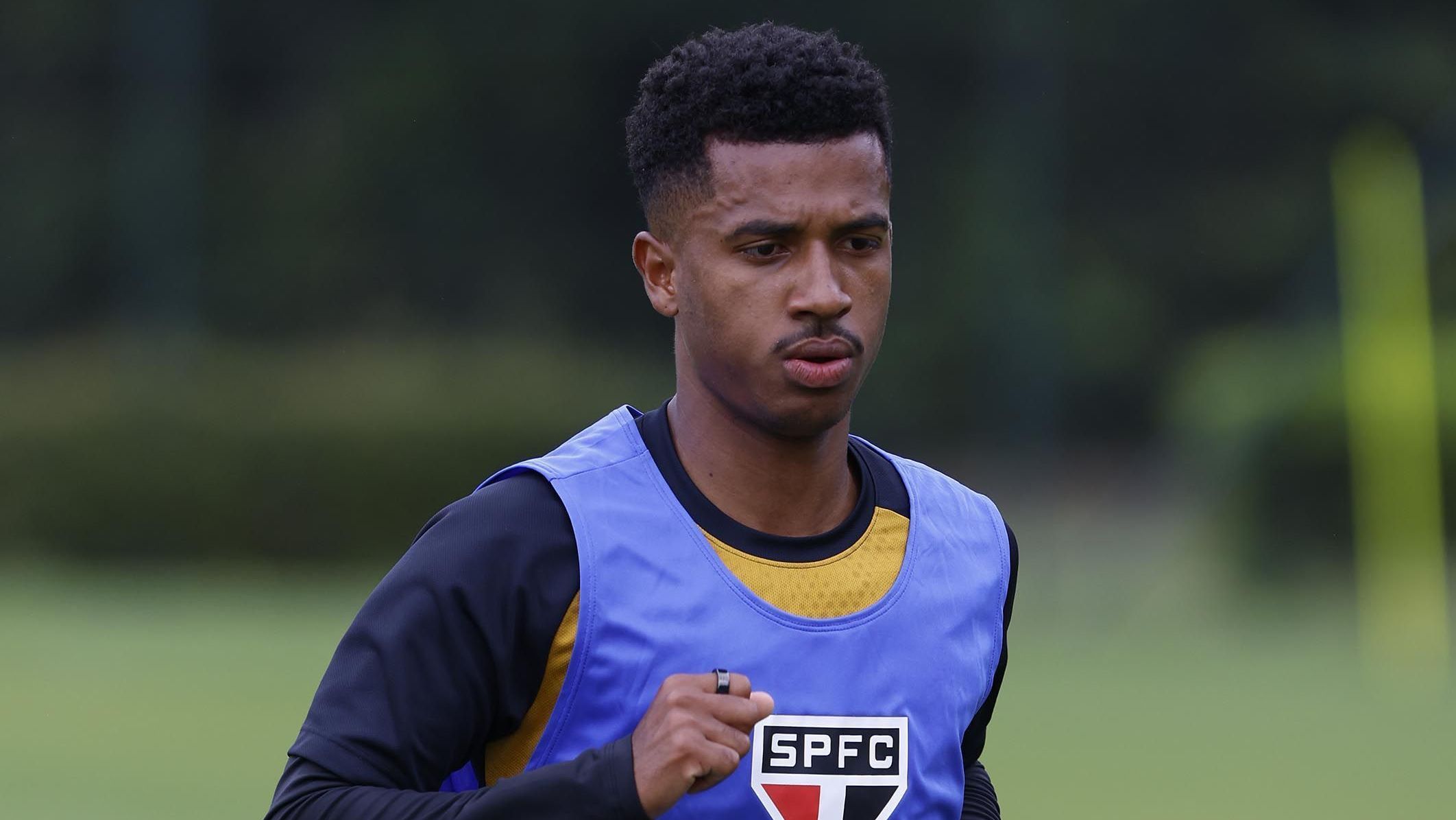 Marcos Antônio em treino do São Paulo