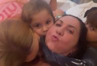 Mãe de Virginia recebe visita dos netos no hospital após acidente