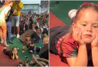 Maria Flor, filha de Virginia, chama atenção em ensaio da Grande Rio