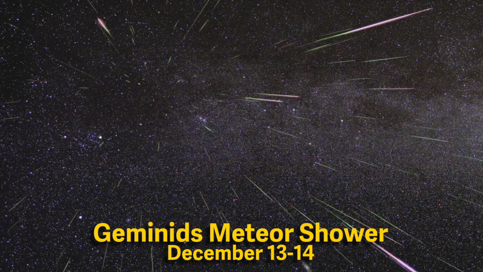Nesta imagem em time-lapse, uma chuva de meteoros Perseidas ilumina o céu em agosto de 2009 • NASA/JPL