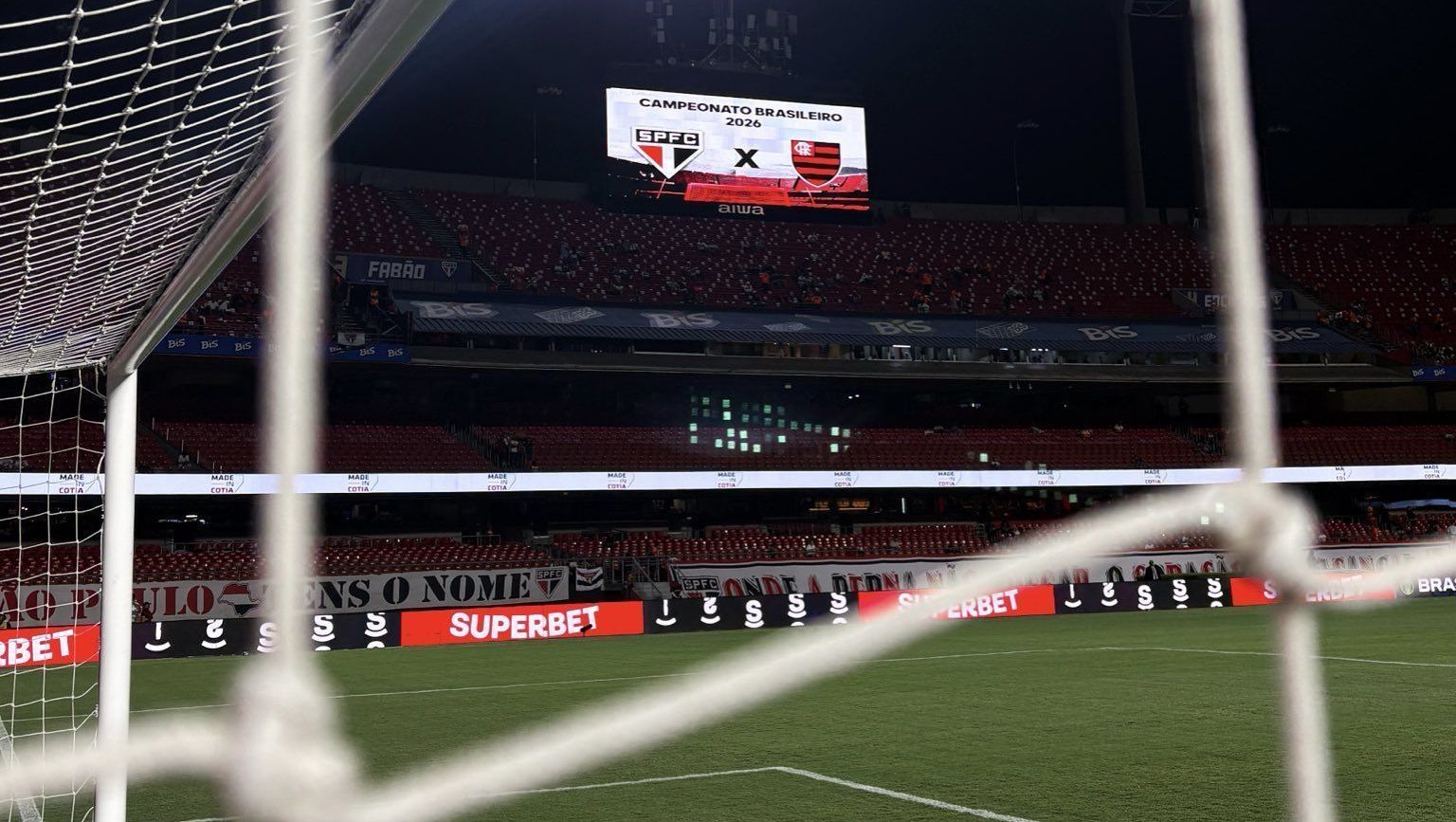 Morumbis antes de São Paulo x Flamengo pelo Brasileirão