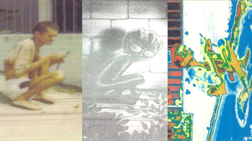 Fotografias presentes no Inquérito Policial Militar (IPM) do Superior Tribunal Militar (STM) de 1997 sobre o "ET de Varginha" • Reprodução