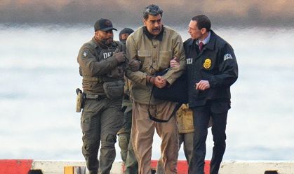 Na imagem, Maduro aparece com uniforme presidiário