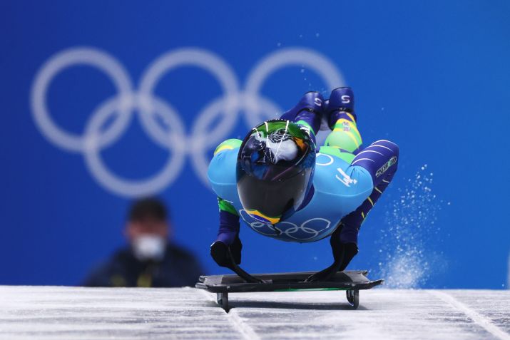 Nicole Silveira durante os Jogos de Pequim 2022 • Alex Pantling/Getty Images