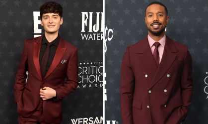 Adeus black tie? Estrelas investem em tons de vermelho no Critics Choice