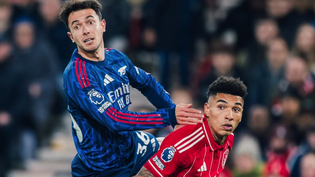 Arsenal ficou no 0 a 0 contra o Nottingham Forest