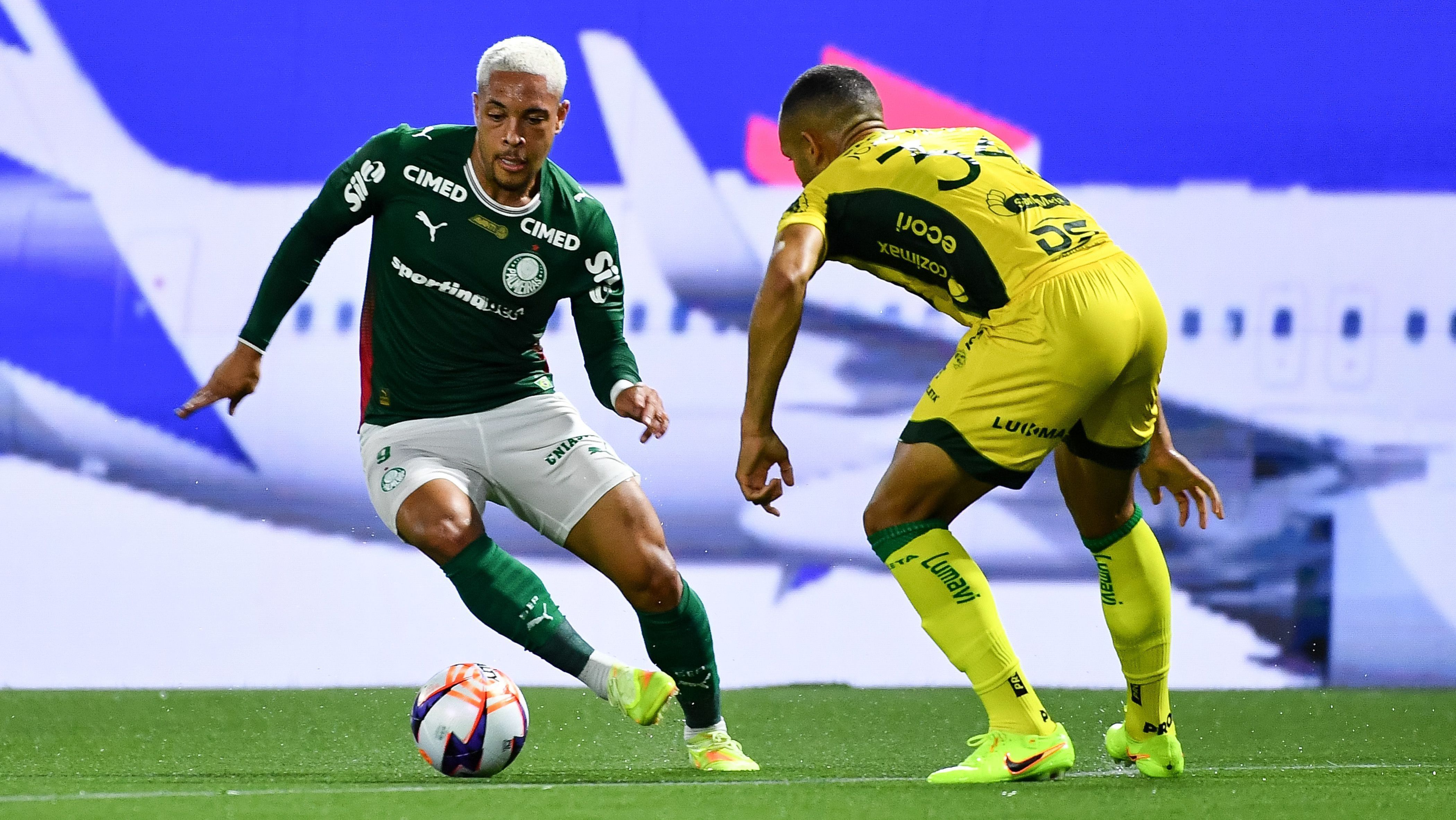 Lance de Palmeiras x Mirassol pelo Paulistão