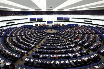 Plenário do Parlamento Europeu em Estrasburgo