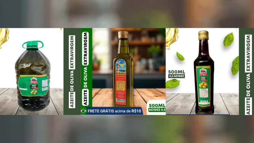 O azeite da marca não é reconhecido pela Anvisa • Reprodução