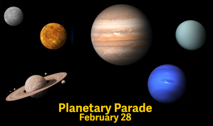Datas para olhar o céu: desfile planetário, meteoro e eclipse no calendário