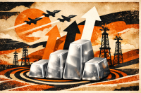 Prata dispara 200% em um ano, mas não reluz como ouro