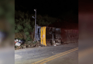 Acidente com ônibus de turismo deixa cinco mortos em MG