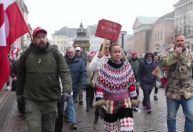 Manifestantes protestam na Dinamarca e Groenlândia contra ameaças de Trump